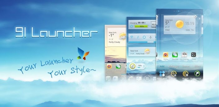 download ios 91 launcher for android